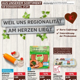 Kaufland Prospekt - Regionale Angebote ab 21.09.