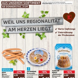 Kaufland Prospekt - Regionale Angebote ab 21.09.