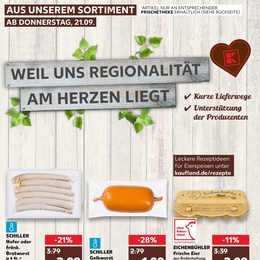 Kaufland Prospekt - Regionale Angebote ab 21.09.
