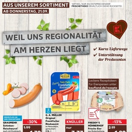 Kaufland Prospekt - Regionale Angebote ab 21.09.