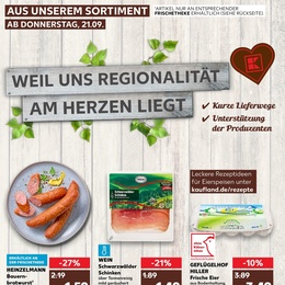 Kaufland Prospekt - Regionale Angebote ab 21.09.