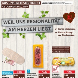 Kaufland Prospekt - Regionale Angebote ab 21.09.