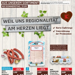 Kaufland Prospekt - Regionale Angebote ab 21.09.
