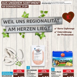 Kaufland Prospekt - Regionale Angebote ab 21.09.