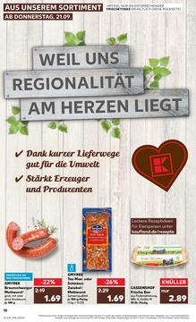 Kaufland Prospekt - Regionale Angebote ab 21.09.