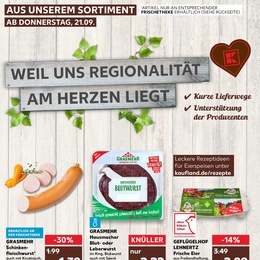 Kaufland Prospekt - Regionale Angebote ab 21.09.