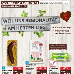 Kaufland Prospekt - Regionale Angebote ab 21.09.