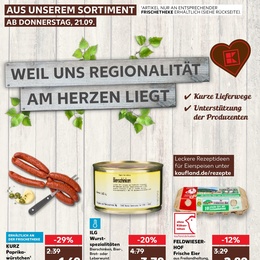 Kaufland Prospekt - Regionale Angebote ab 21.09.