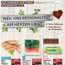 Kaufland Prospekt - Regionale Angebote ab 21.09.