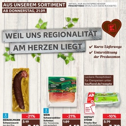 Kaufland Prospekt - Regionale Angebote ab 21.09.