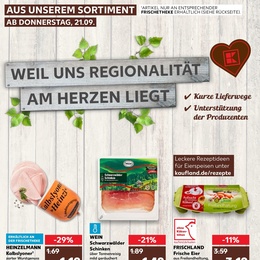 Kaufland Prospekt - Regionale Angebote ab 21.09.