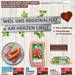 Kaufland Prospekt - Regionale Angebote ab 21.09.
