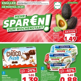 Kaufland Prospekt - Mehr sparen zum Wochenstart! Ab 25.09.