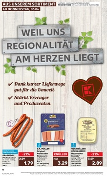 Kaufland Prospekt - Regionale Angebote ab 06.06.