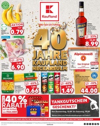 Kaufland Prospekt - 40 Jahre Neckarsulm