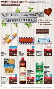 Kaufland Prospekt - Regionale Angebote ab 19.09.