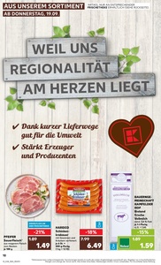 Kaufland Prospekt - Regionale Angebote ab 19.09.