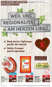 Kaufland Prospekt - Regionale Angebote ab 19.09.