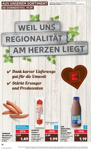 Kaufland Prospekt - Regionale Angebote ab 19.09.