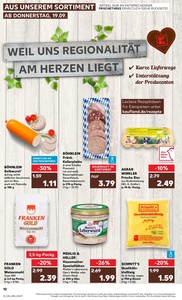 Kaufland Prospekt - Regionale Angebote ab 19.09.