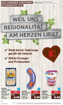 Kaufland Prospekt - Regionale Angebote ab 19.09.