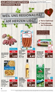 Kaufland Prospekt - Regionale Angebote ab 19.09.