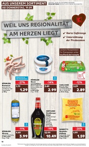 Kaufland Prospekt - Regionale Angebote ab 19.09.