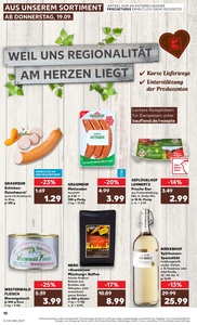 Kaufland Prospekt - Regionale Angebote ab 19.09.