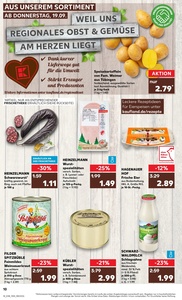 Kaufland Prospekt - Regionale Angebote ab 19.09.