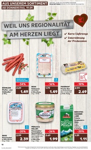 Kaufland Prospekt - Regionale Angebote ab 19.09.