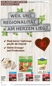 Kaufland Prospekt - Regionale Angebote ab 19.09.