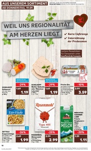 Kaufland Prospekt - Regionale Angebote ab 19.09.