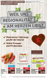 Kaufland Prospekt - Regionale Angebote ab 19.09.