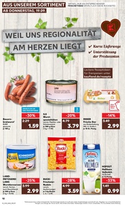 Kaufland Prospekt - Regionale Angebote ab 19.09.