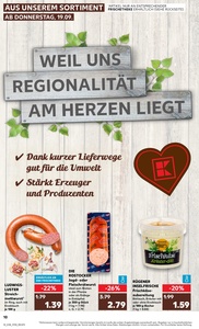 Kaufland Prospekt - Regionale Angebote ab 19.09.