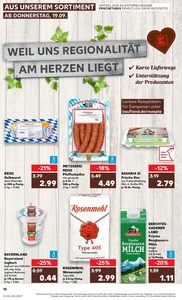 Kaufland Prospekt - Regionale Angebote ab 19.09.