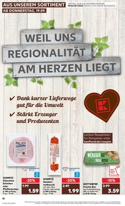 Kaufland Prospekt - Regionale Angebote ab 19.09.