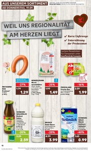 Kaufland Prospekt - Regionale Angebote ab 19.09.