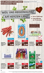 Kaufland Prospekt - Regionale Angebote ab 19.09.