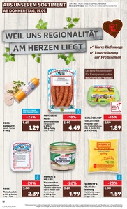 Kaufland Prospekt - Regionale Angebote ab 19.09.