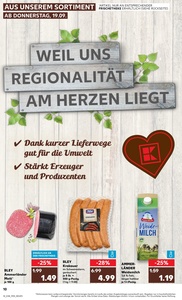 Kaufland Prospekt - Regionale Angebote ab 19.09.