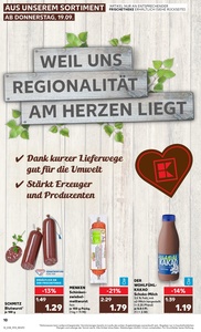 Kaufland Prospekt - Regionale Angebote ab 19.09.