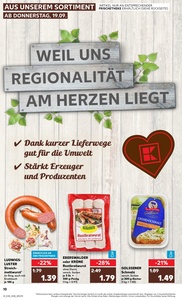 Kaufland Prospekt - Regionale Angebote ab 19.09.