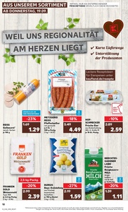 Kaufland Prospekt - Regionale Angebote ab 19.09.