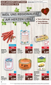 Kaufland Prospekt - Regionale Angebote ab 19.09.