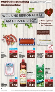 Kaufland Prospekt - Regionale Angebote ab 19.09.