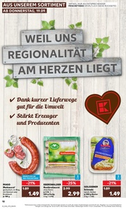 Kaufland Prospekt - Regionale Angebote ab 19.09.