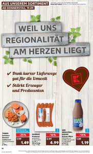 Kaufland Prospekt - Regionale Angebote ab 19.09.