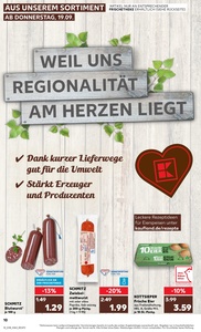 Kaufland Prospekt - Regionale Angebote ab 19.09.