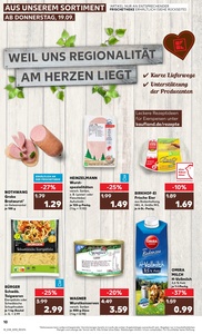 Kaufland Prospekt - Regionale Angebote ab 19.09.